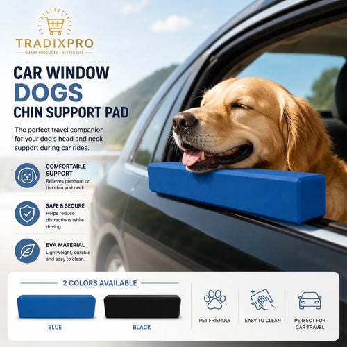 Car Window Dog Chin Rest Pad Shock-Absorbing 2 Colors