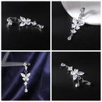 Clip-On Belly Button Piercing – No-Pain Fake Navel | CZ Crystal - TradixPro