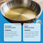 Cooking Oil Solidifier Powder - Fast Grease Hardener for Easy Disposal - TradixPro