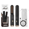 Cordless Beard Straightener for Men - Heated Brush | 3 Heat Settings USB-C - TradixPro