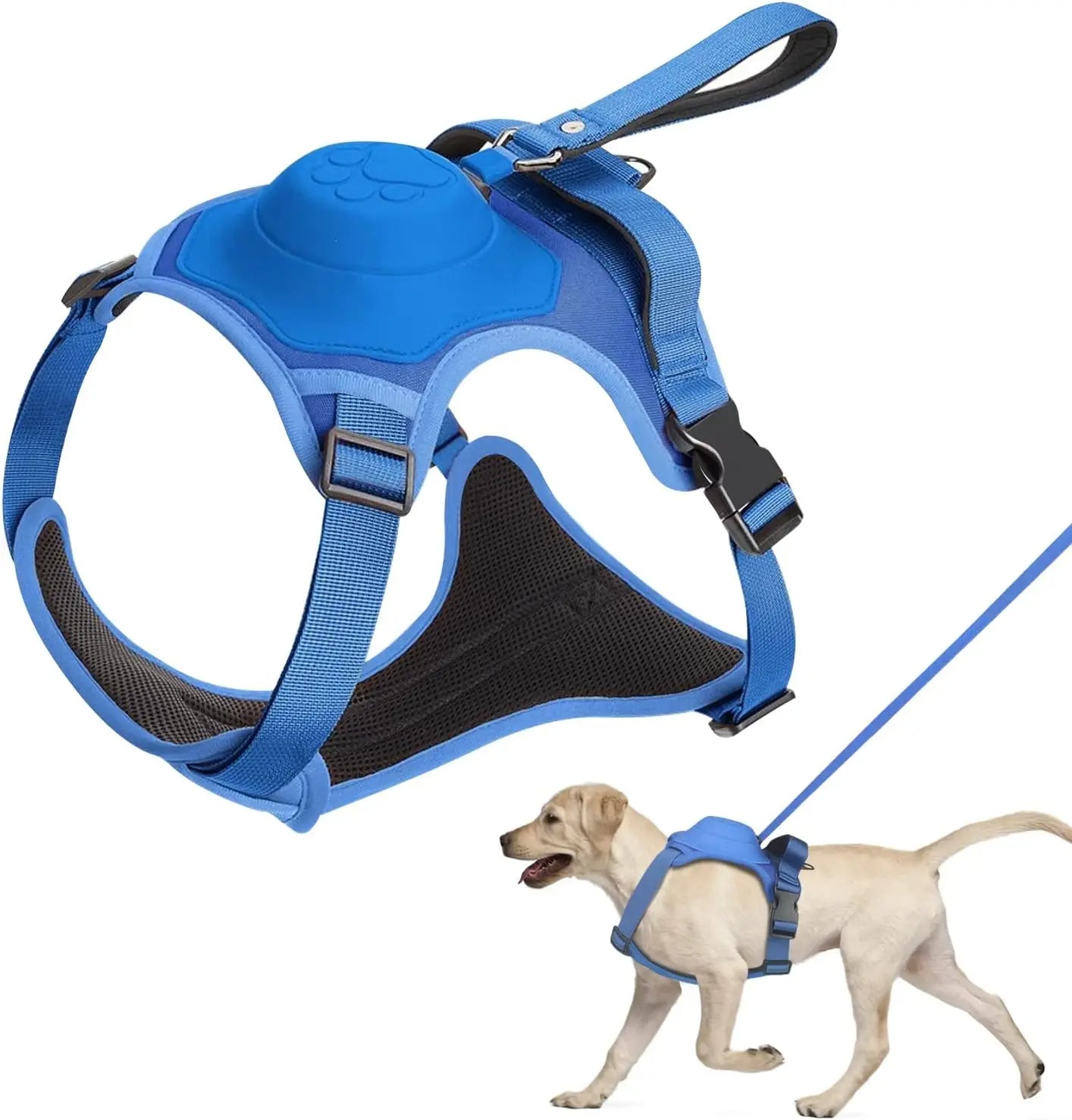 Dog Harness and Automatic Retractable Leash Kit - TradixPro