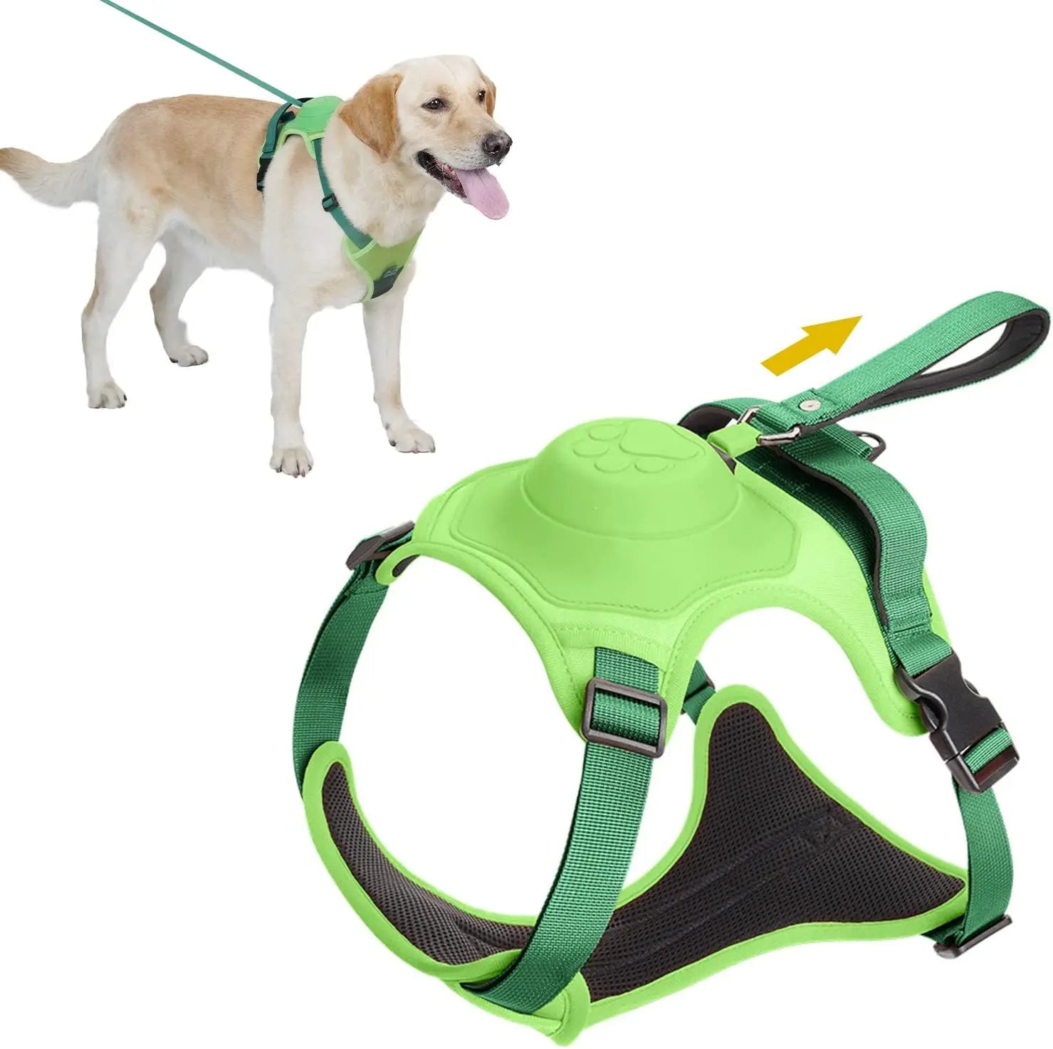 Dog Harness and Automatic Retractable Leash Kit - TradixPro