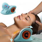 EMS Neck Relaxation Massager - 6-Speed Heat & Vibration for Comfort - TradixPro