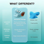 EMS Neck Relaxation Massager - 6-Speed Heat & Vibration for Comfort - TradixPro