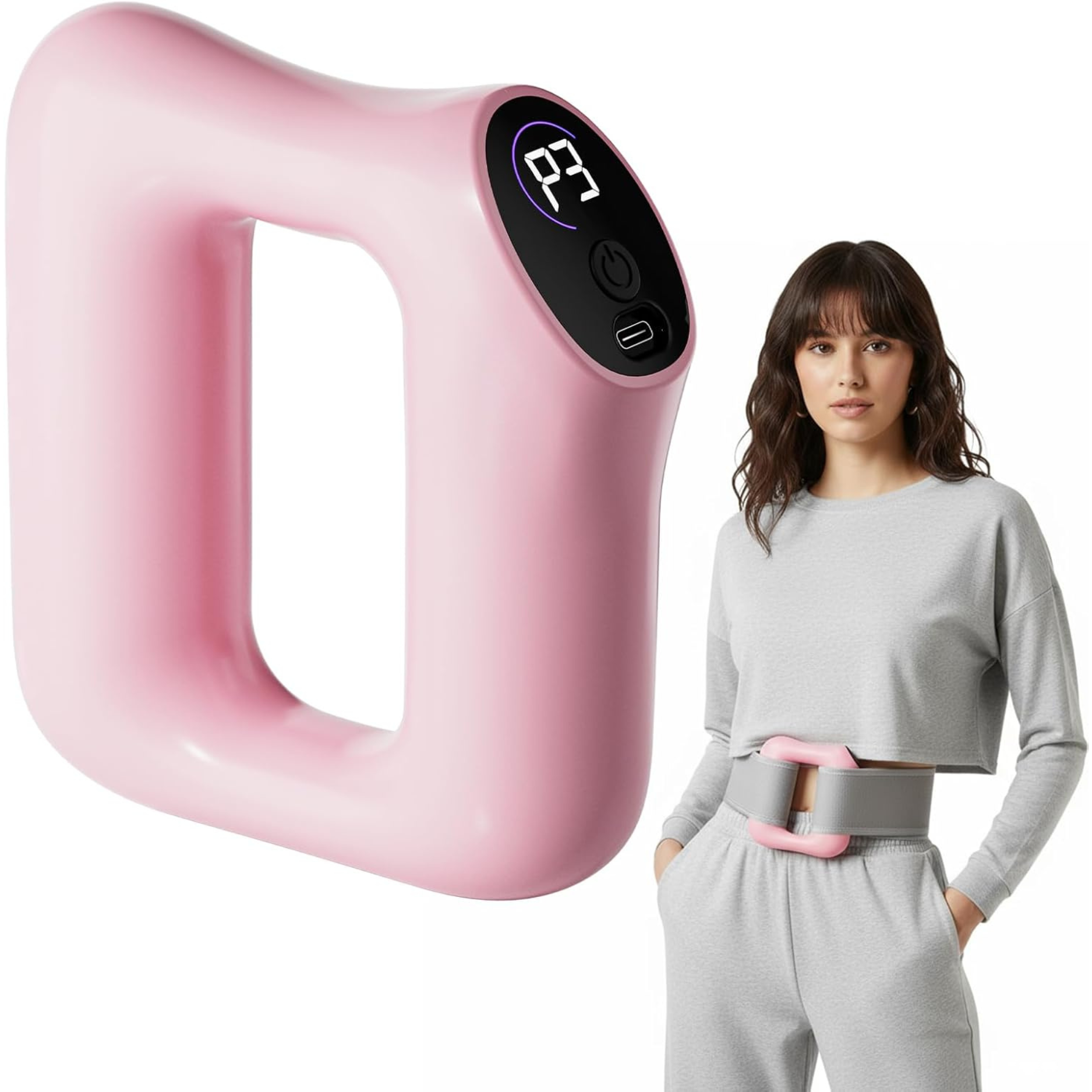 Electric Body Fascia Ring Massager - Hands-Free 360° Deep Muscle Relief - TradixPro