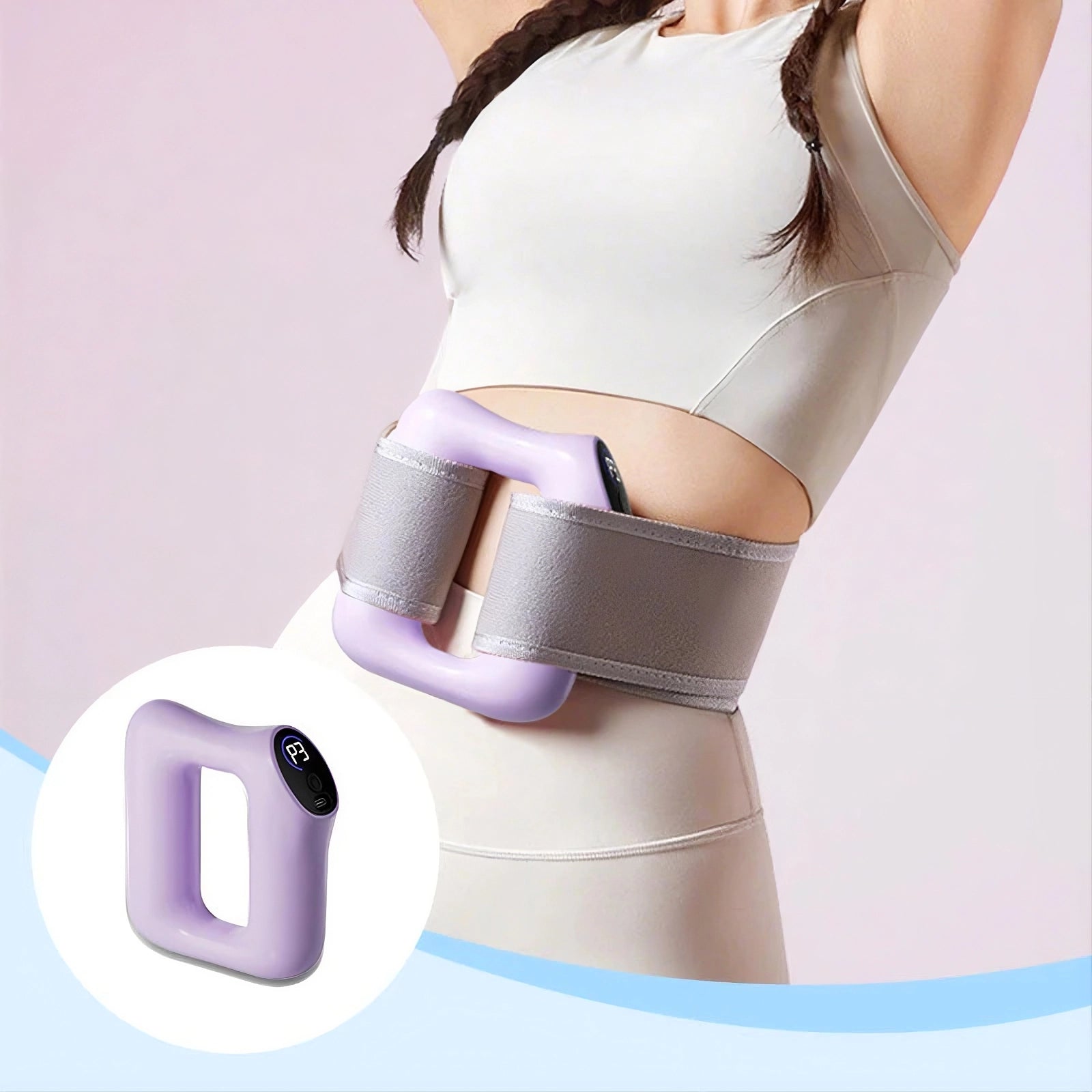 Electric Body Fascia Ring Massager - Hands-Free 360° Deep Muscle Relief - TradixPro