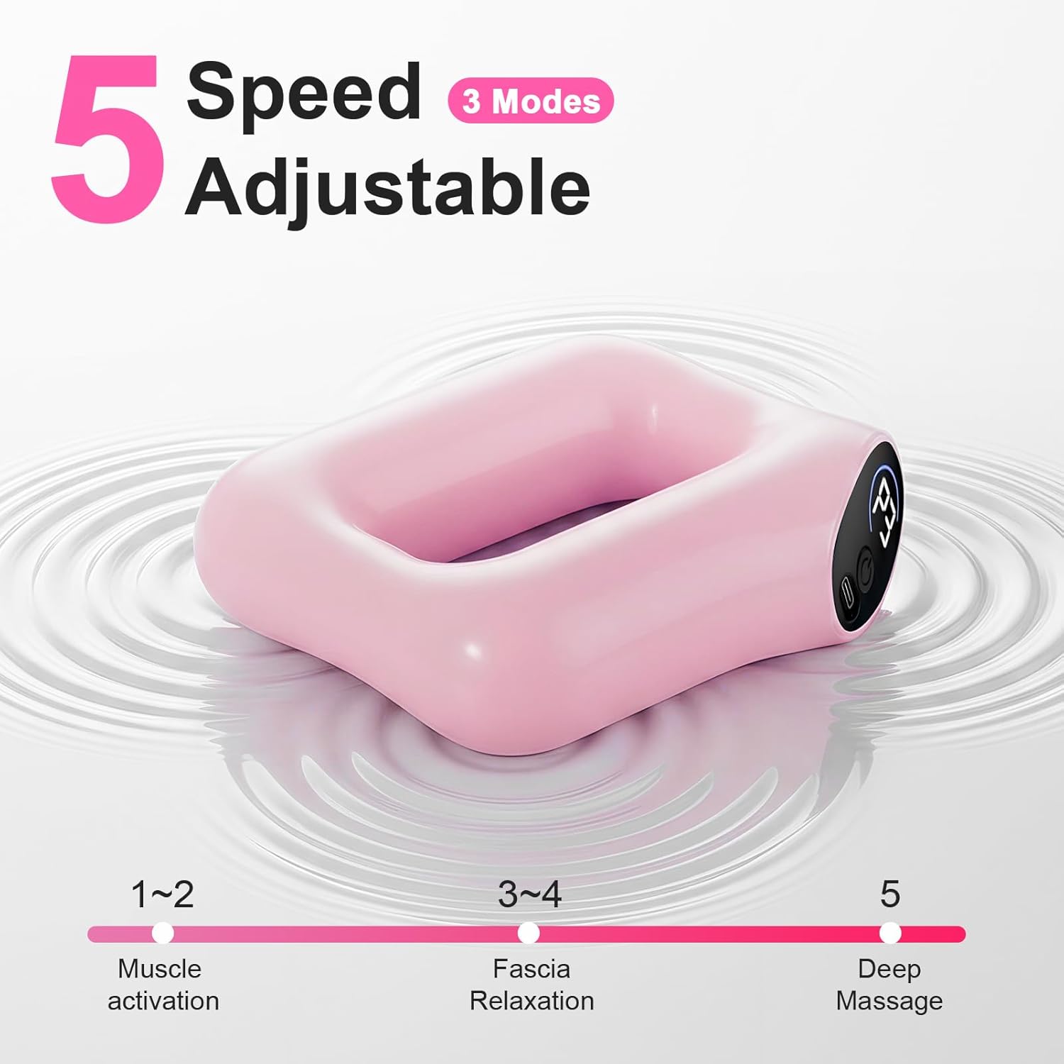 Electric Body Fascia Ring Massager - Hands-Free 360° Deep Muscle Relief - TradixPro