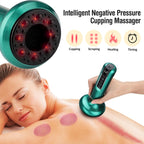 Electric Cupping Massager - 12-Level Infrared Suction Device with Heat - TradixPro