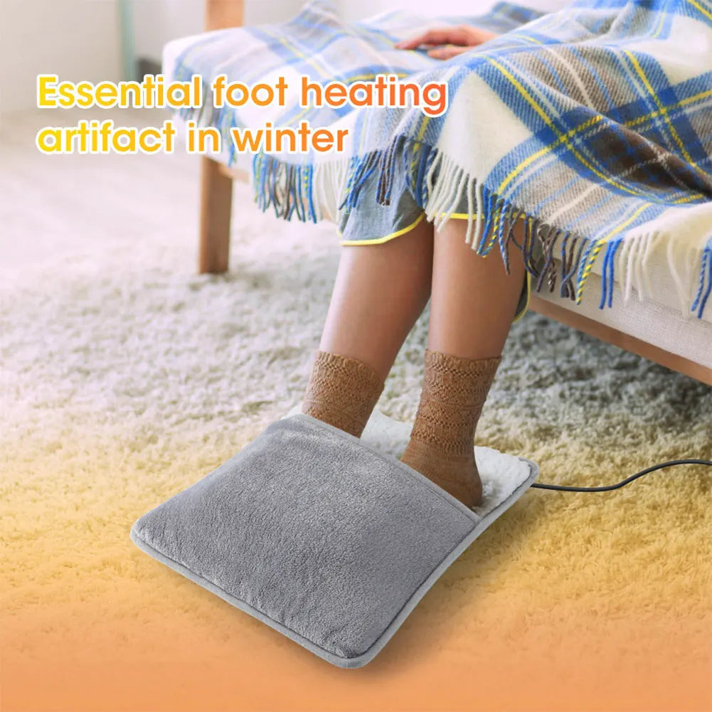 Electric Foot Warmer Heating Pad - 6 Heat Settings | Auto Shut-Off Timer - TradixPro