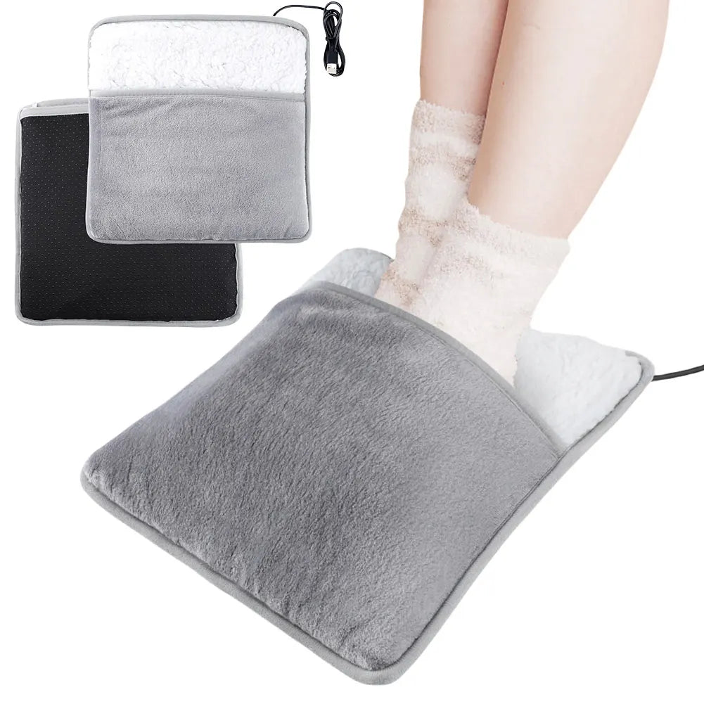 Electric Foot Warmer Heating Pad - 6 Heat Settings | Auto Shut-Off Timer - TradixPro