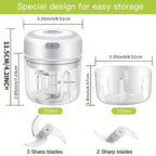 Electric Kitchen Food Chopper - TradixPro