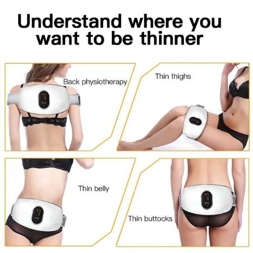 Electric Massage Belt - Wireless Vibration & Heat Therapy Belt - TradixPro
