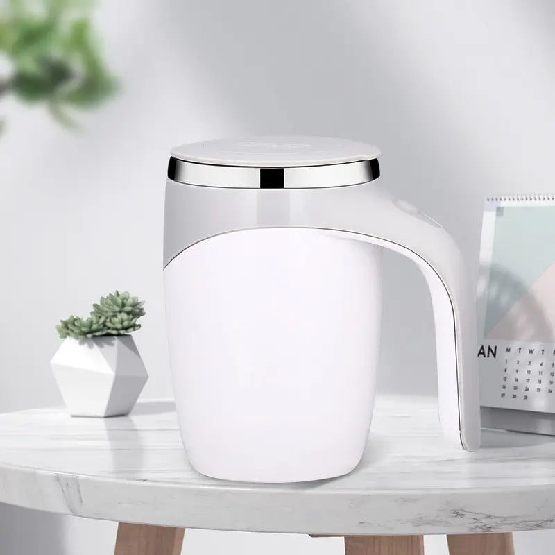 Electric Self-Stirring Mug - Rechargeable Magnetic Mixing Cup - TradixPro
