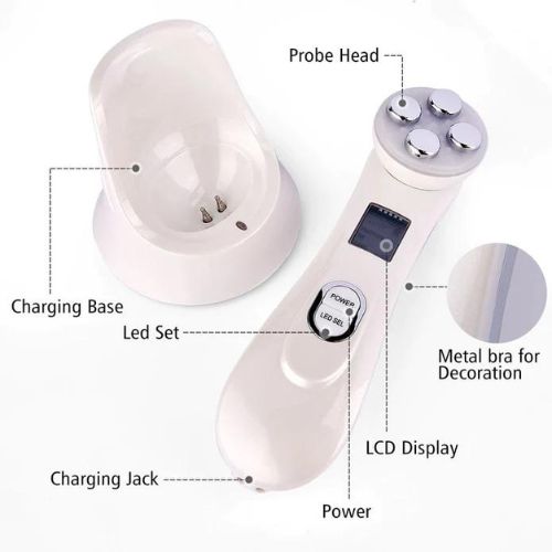 Electric Skin Rejuvenation Device - RF EMS LED Light Therapy - TradixPro