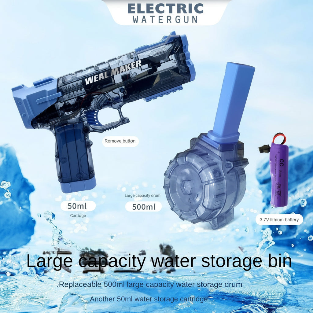 Firing Electric Water Gun - Automatic Blaster Toy for Outdoor Summer Fun - TradixPro