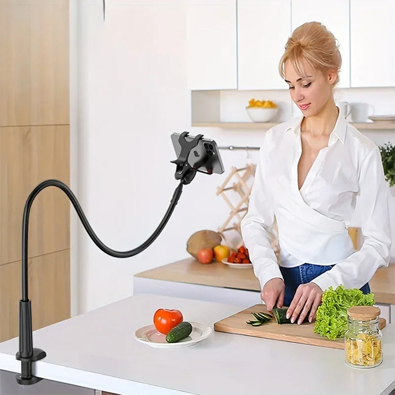 Flexible Gooseneck Phone Clip Holder 138cm - Universal Hands-Free Stand - TradixPro