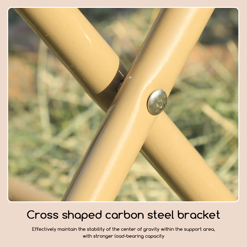 Foldable Backpack Stool - Portable Camping Chair with Storage Bag Combo - TradixPro