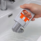 Foldable Mini Mop with 3 Sponge Heads - Compact Desktop Cleaning Tool - TradixPro