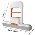 Foldable Mini Mop with 3 Sponge Heads - Compact Desktop Cleaning Tool - TradixPro