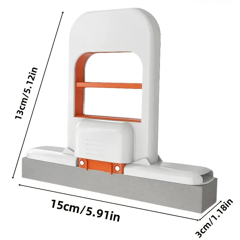 Foldable Mini Mop with 3 Sponge Heads - Compact Desktop Cleaning Tool - TradixPro