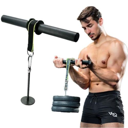 Forearm Strength Trainer – Heavy Duty Wrist Roller | Olympic Weight - TradixPro