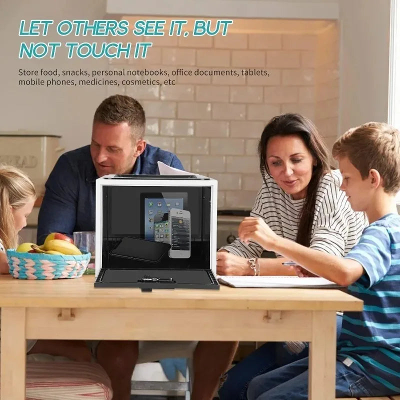 Fridge Lock Box - Secure Refrigerator Food Storage Container with Lock - TradixPro