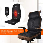 Full-Body Heated Massage Cushion with 7 Motors - Car, Home & Office - TradixPro