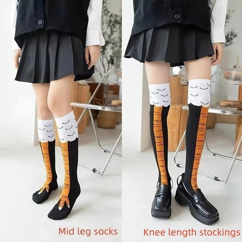 Funny 3D Chicken Leg Novelty Socks - Humorous Statement & Gag Gift - TradixPro