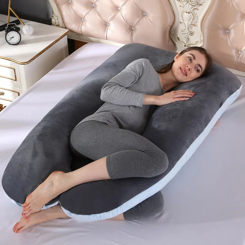 Giant 130x70cm Full Body Comfort Pillow - Side Sleeper Support Cushion - TradixPro