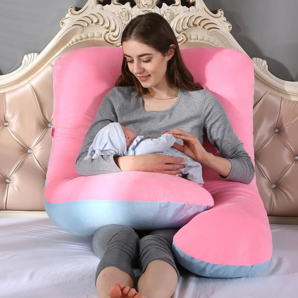 Giant 130x70cm Full Body Comfort Pillow - Side Sleeper Support Cushion - TradixPro