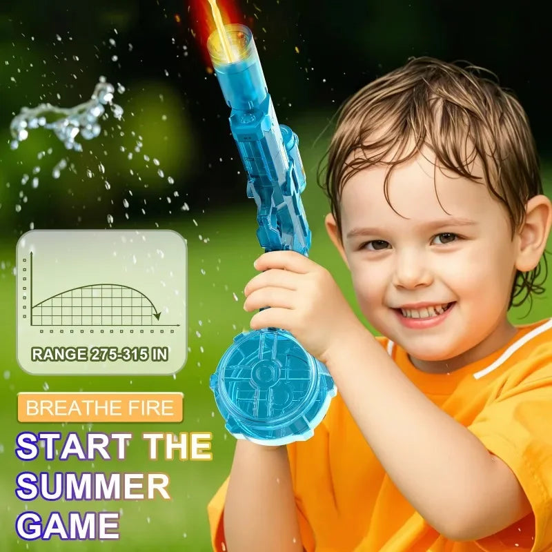 Glow LED Water Gun - Light-Up Electric Blaster for Pool Parties - TradixPro