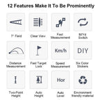 Golf Rangefinder 650 Yards with Slope - 6X Laser Distance Finder - TradixPro