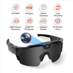 HD Video Recording Sunglasses - Smart Action Camera Glasses for Sports - TradixPro