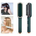 Hair Straightening Brush - Ionic PTC Heating Anti-Scald Technology - TradixPro