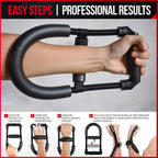 Heavy-Duty Wrist Strengthener - Adjustable Forearm & Grip Exerciser - TradixPro