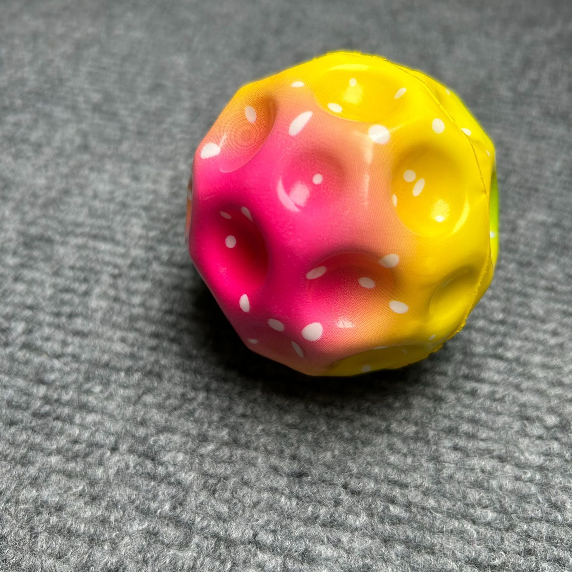 High Bouncing Moon Ball – Super Bounce Crater Surface Toy - TradixPro