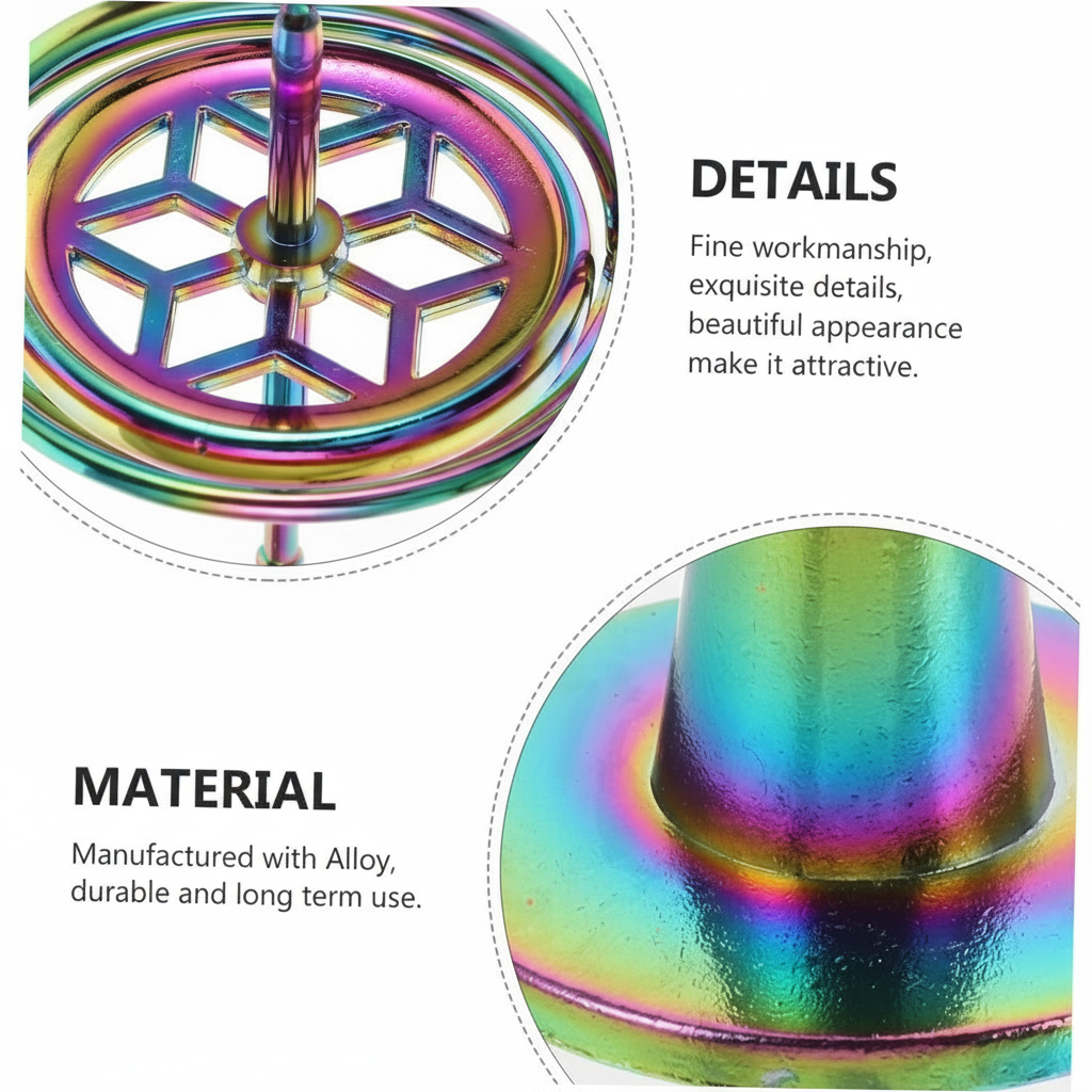 High-Precision Gyroscope Fidget Spinner - Metal Science Toy - TradixPro