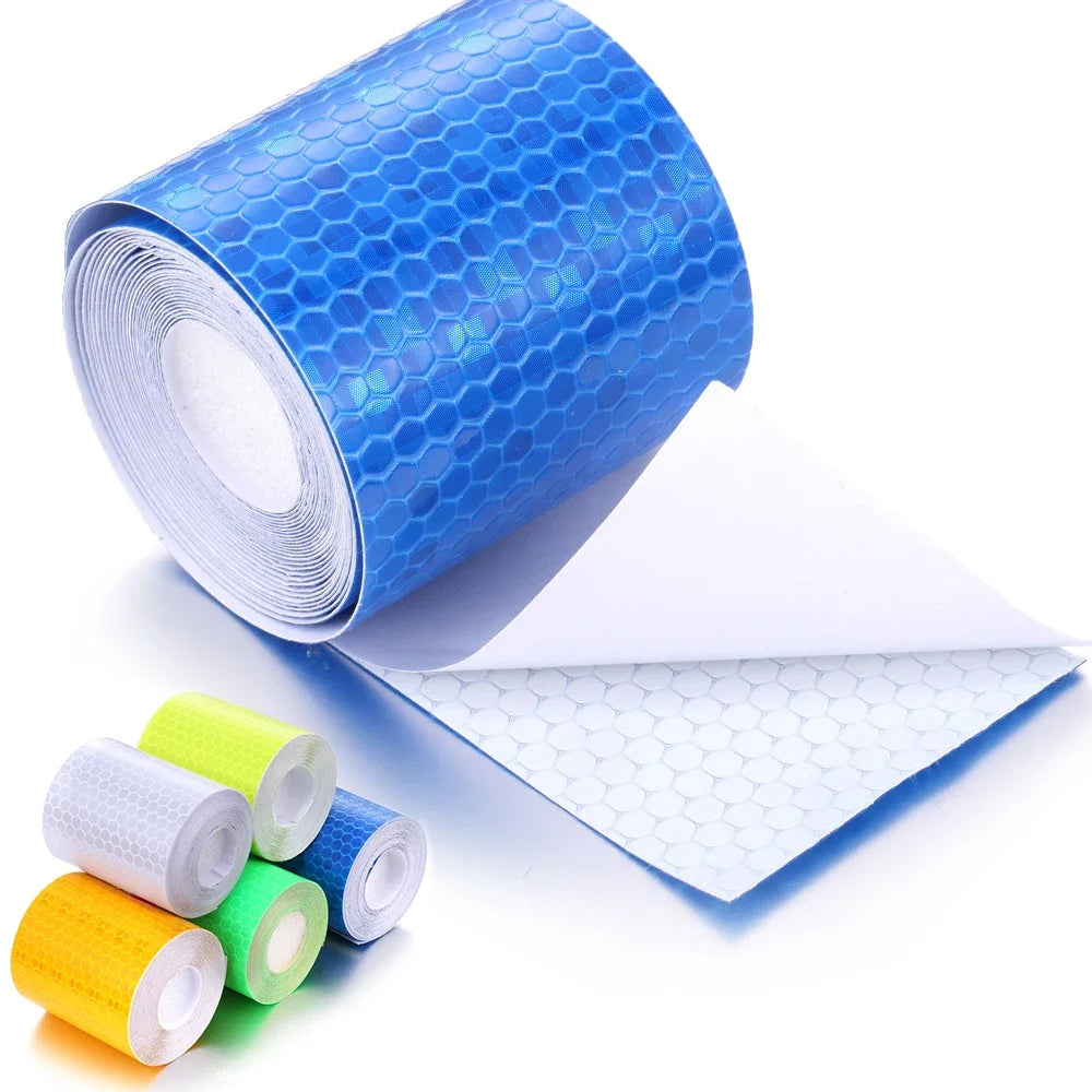 High-Visibility Reflective Safety Tape - Waterproof Self-Adhesive | 1M & 3M Lengths - TradixPro