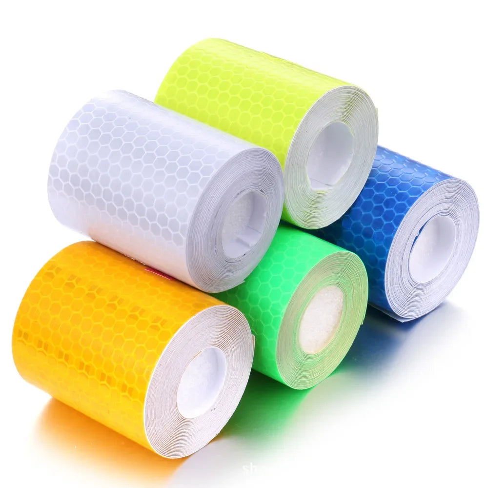 High-Visibility Reflective Safety Tape - Waterproof Self-Adhesive | 1M & 3M Lengths - TradixPro