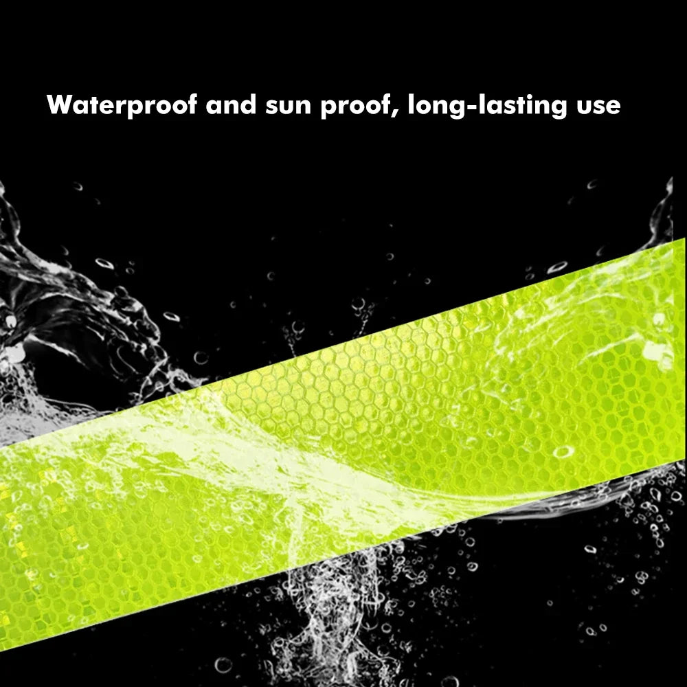 High-Visibility Reflective Safety Tape - Waterproof Self-Adhesive | 1M & 3M Lengths - TradixPro