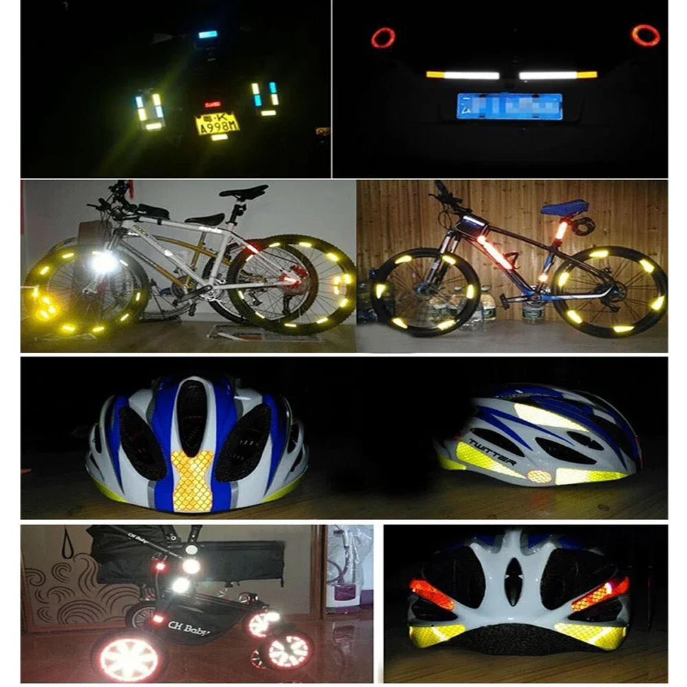 High-Visibility Reflective Safety Tape - Waterproof Self-Adhesive | 1M & 3M Lengths - TradixPro