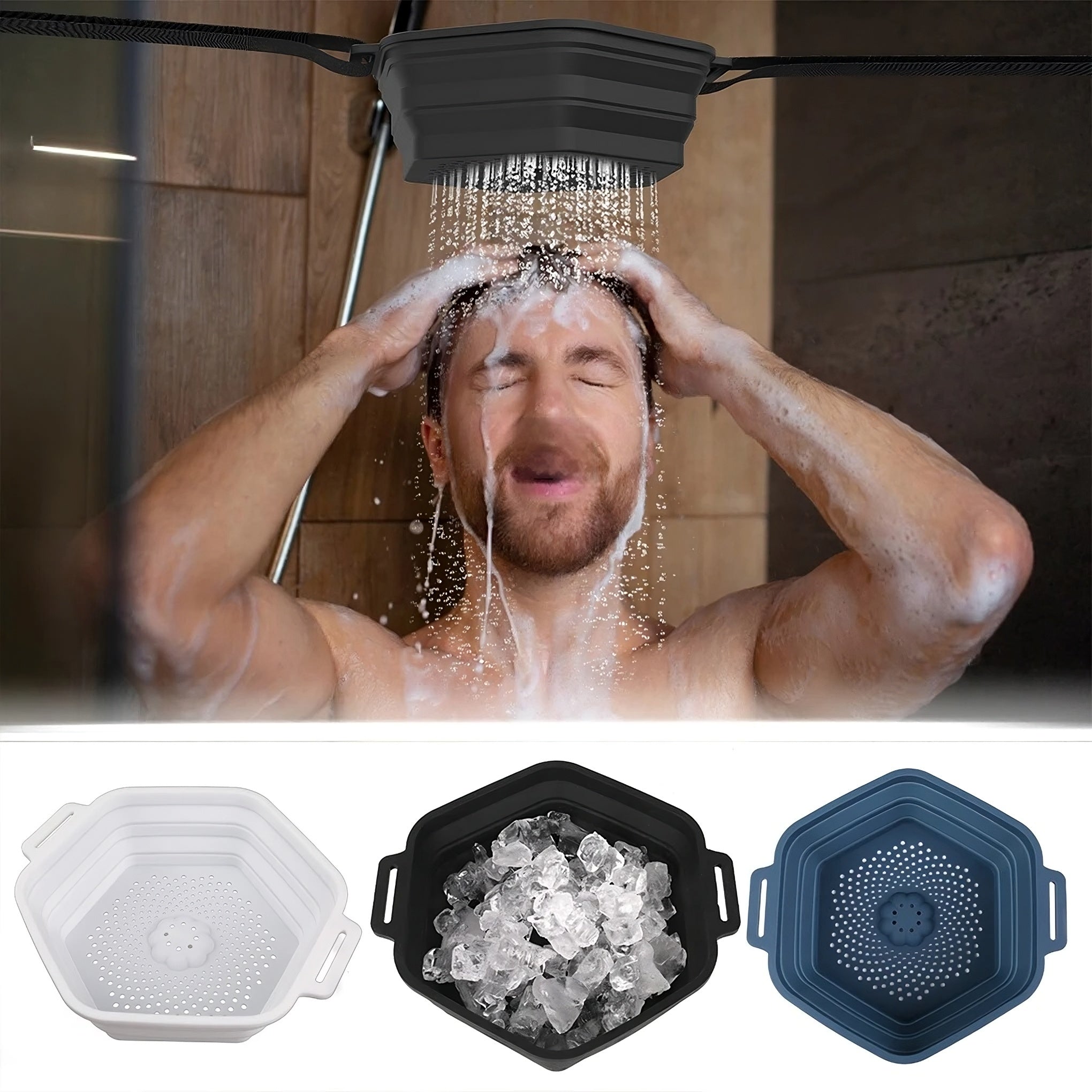 Ice Cold Shower Attachment – Portable Cold Plunge | Recovery - TradixPro