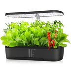 Indoor Hydroponic Garden System - 12 Pods Smart Growing Kit with LED - TradixPro