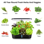 Indoor Hydroponic Garden System - 12 Pods Smart Growing Kit with LED - TradixPro