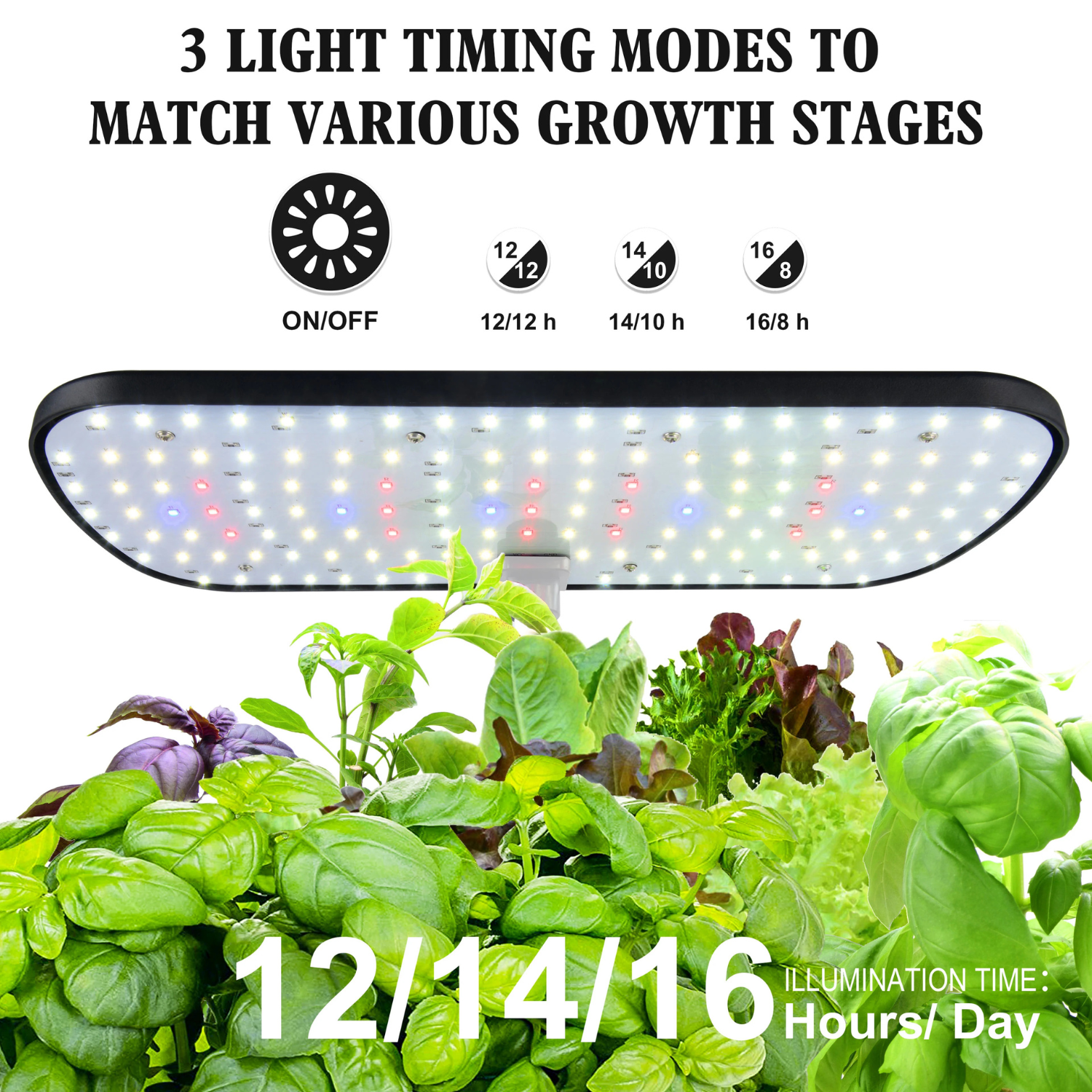 Indoor Hydroponic Garden System - 12 Pods Smart Growing Kit with LED - TradixPro