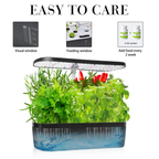 Indoor Hydroponic Garden System - 12 Pods Smart Growing Kit with LED - TradixPro