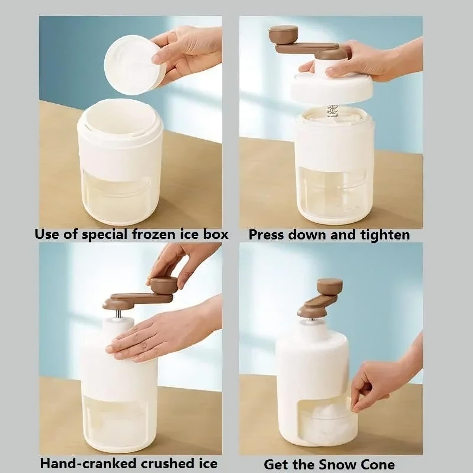 Instant Slushie & Crushed Ice Maker (Family Fun Essential) - TradixPro