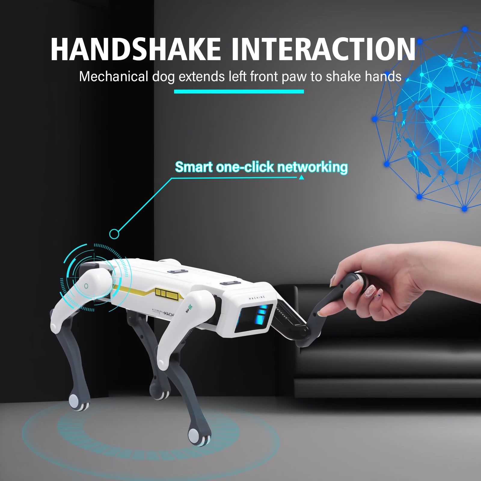 Interactive AI Robot Dog Toy - TradixPro