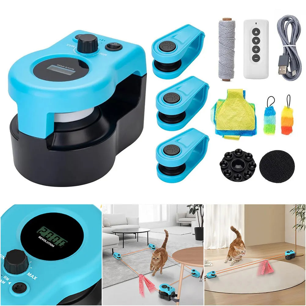 Interactive Cat Running Wheel & Treadmill - Indoor Exercise & Play - TradixPro