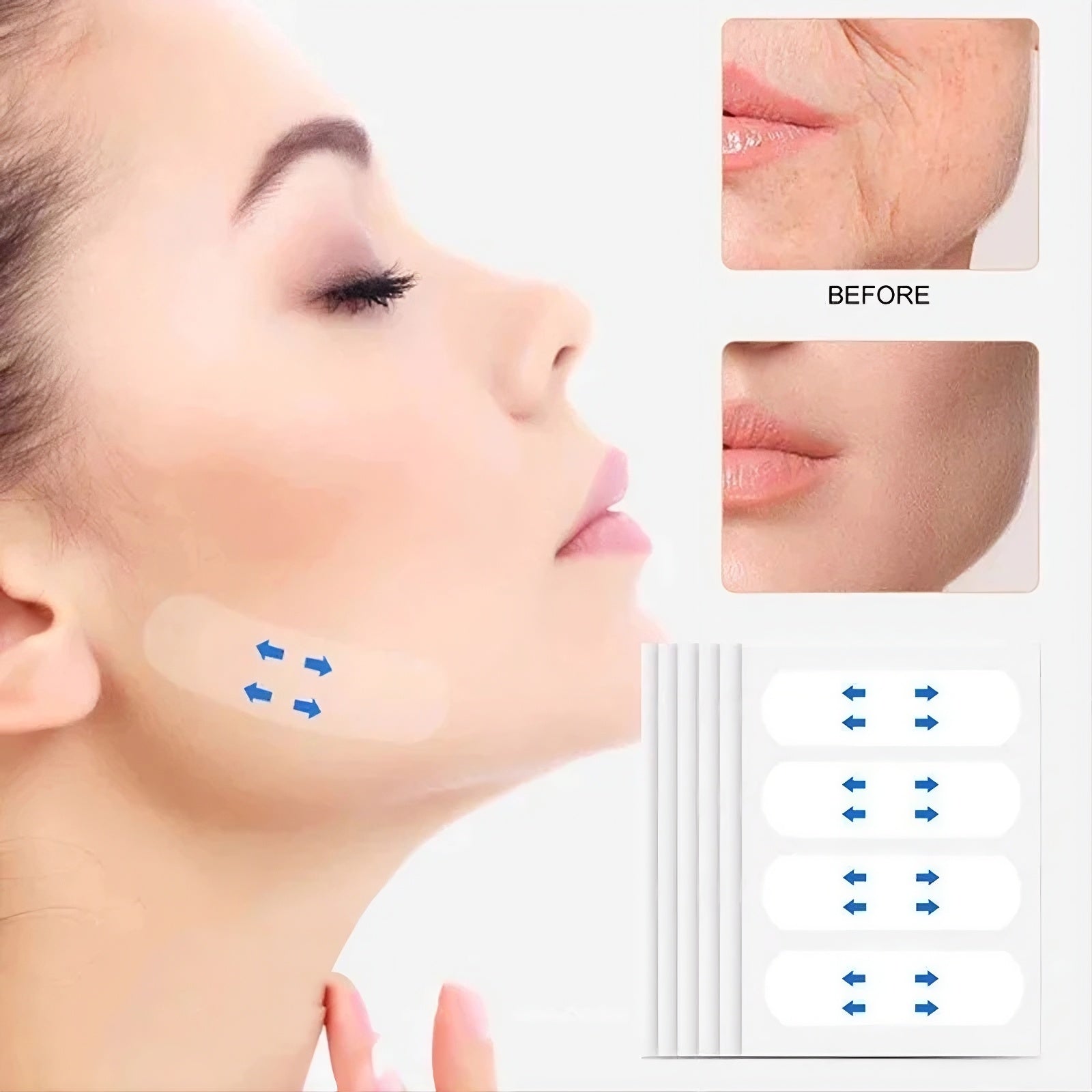 Invisible Face Lift Tape - Ultra-Thin Waterproof Skin Lifting Stickers - TradixPro